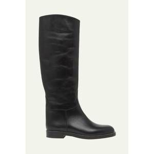 NEW ULLA JOHNSON ninia riding boot in noir